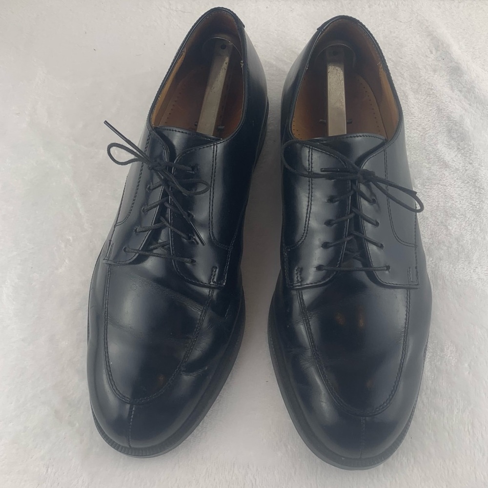 Cole Haan Black 5 Eye Lace Up Oxford Dress Shoes Smooth Leather Mens Size 9EE - Picture 6 of 14